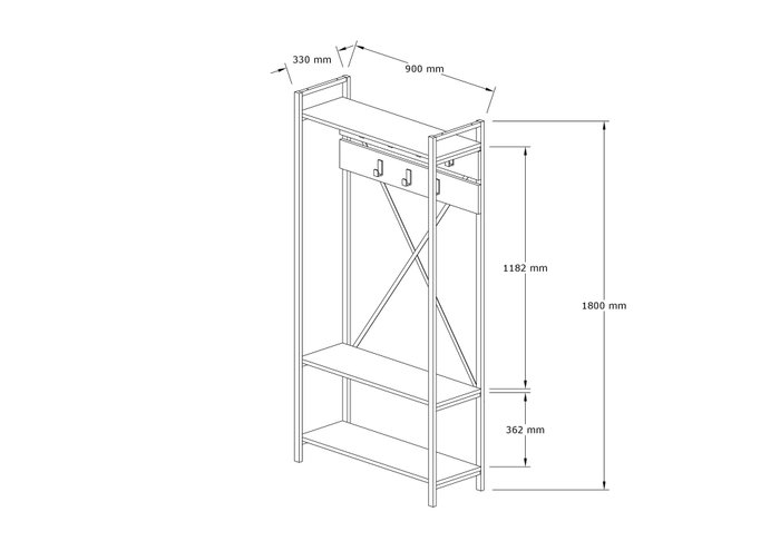 Hanah Home Alfa - Sapphire